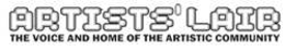ARTISTS' LAIR THE VOICE AND HOME OF THE ARTISTIC COMMUNITY trademark