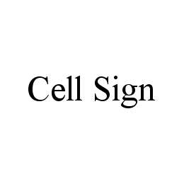 CELL SIGN trademark