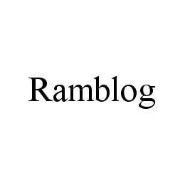RAMBLOG trademark