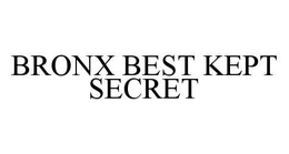 BRONX BEST KEPT SECRET trademark