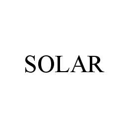 SOLAR trademark