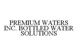 PREMIUM WATERS INC. BOTTLED WATER SOLUTIONS trademark