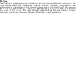 SITEVUE trademark