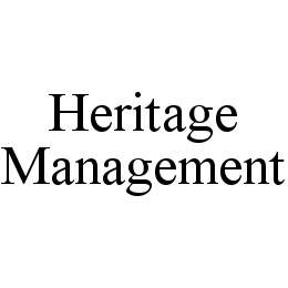 HERITAGE MANAGEMENT trademark