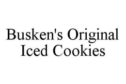 BUSKEN'S ORIGINAL ICED COOKIES trademark