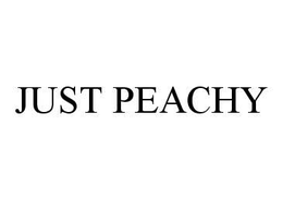 JUST PEACHY trademark