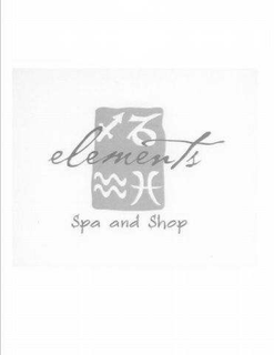 ELEMENTS SPA AND SHOP trademark
