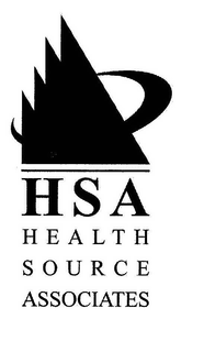 HSA HEALTH SOURCE ASSOCIATES trademark