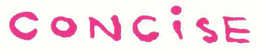 CONCISE trademark