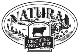 CERTIFIED ANGUS BEEF NATURAL BRAND SINCE 1978 trademark