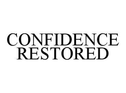CONFIDENCE RESTORED trademark