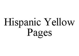 HISPANIC YELLOW PAGES trademark
