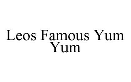 LEOS FAMOUS YUM YUM trademark