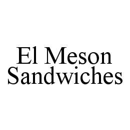 EL MESON SANDWICHES trademark