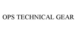 OPS TECHNICAL GEAR trademark