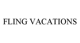 FLING VACATIONS trademark