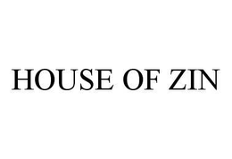 HOUSE OF ZIN trademark