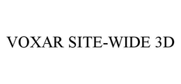 VOXAR SITE-WIDE 3D trademark