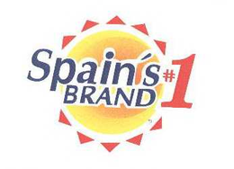 SPAIN'S BRAND # 1 trademark