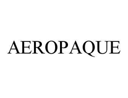 AEROPAQUE trademark