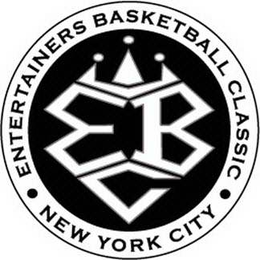EBC ENTERTAINERS BASKETBALL CLASSIC NEW YORK CITY trademark