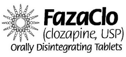 FAZACLO (CLOZAPINE, USP) ORALLY DISINTEGRATING TABLETS trademark