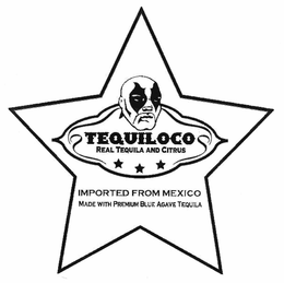 TEQUILOCO REAL TEQUILA AND CITRUS IMPORTED FROM MEXICO MADE WITH PREMIUM BLUE AGAVE TEQUILA trademark