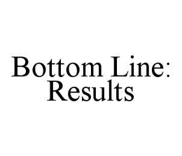 BOTTOM LINE: RESULTS trademark