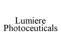 LUMIERE PHOTOCEUTICALS trademark