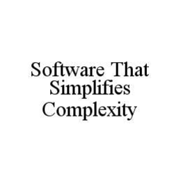 SOFTWARE THAT SIMPLIFIES COMPLEXITY trademark