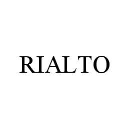RIALTO trademark