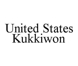 UNITED STATES KUKKIWON trademark