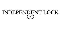 INDEPENDENT LOCK CO trademark