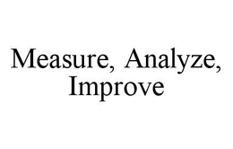 MEASURE, ANALYZE, IMPROVE trademark