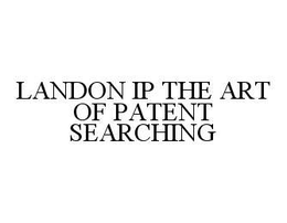 LANDON IP THE ART OF PATENT SEARCHING trademark