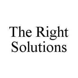 THE RIGHT SOLUTIONS trademark