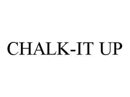 CHALK-IT UP trademark