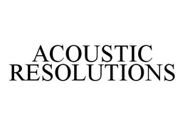 ACOUSTIC RESOLUTIONS trademark