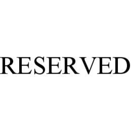 RESERVED trademark