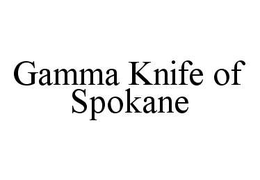 GAMMA KNIFE OF SPOKANE trademark