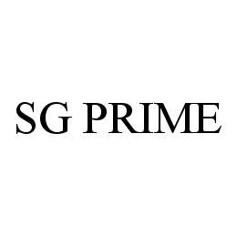 SG PRIME trademark