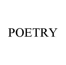 POETRY trademark