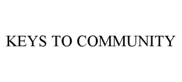 KEYS TO COMMUNITY trademark