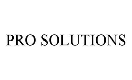 PRO SOLUTIONS trademark