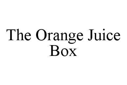 THE ORANGE JUICE BOX trademark
