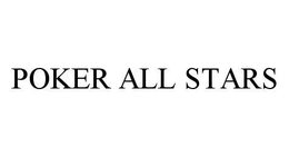 POKER ALL STARS trademark
