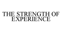 THE STRENGTH OF EXPERIENCE trademark