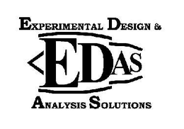 EDAS EXPERIMENTAL DESIGN & ANALYSIS SOLUTIONS trademark