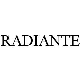 RADIANTE trademark