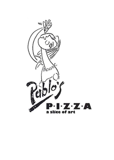 PABLO'S PIZZA A SLICE OF ART trademark